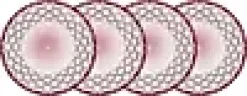 Asjett Sorrento rosa 16cm 4stk