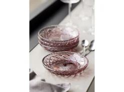 Asjett Sorrento rosa 16cm 4stk