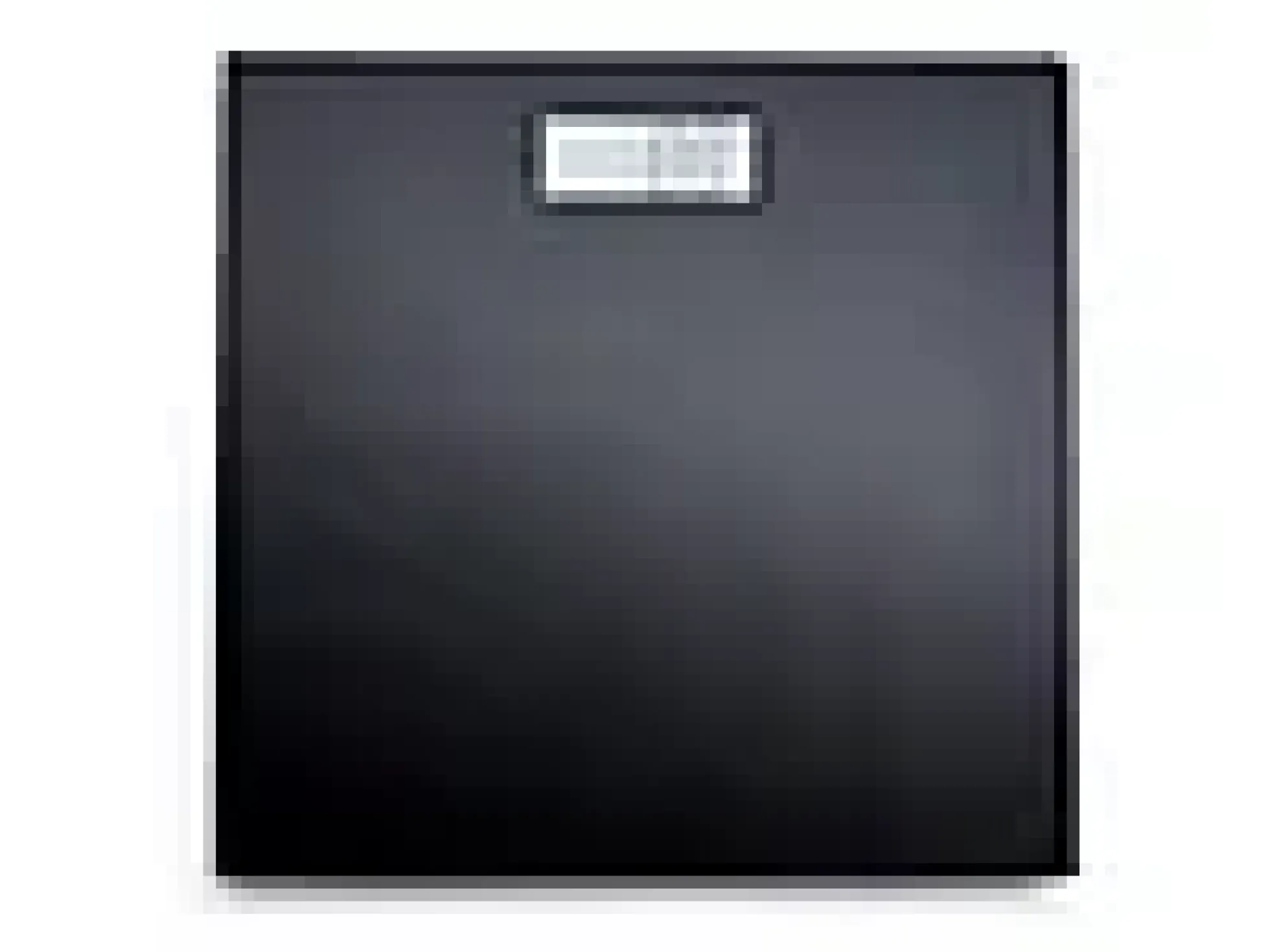 Badevekt svart glass