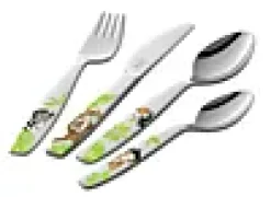 Barnebestikk Jungle 4 deler 18/10 gaffel - kniv - skje - lit