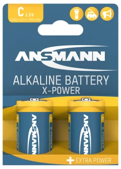 Batteri alkaline C 2stk XPower