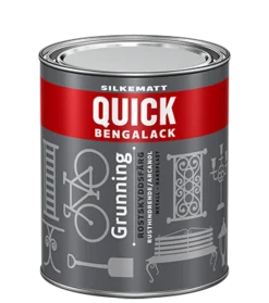Bengalack grunning sort silkematt 0,75l