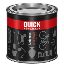 Bengalack univer hvit silkematt 0.25l