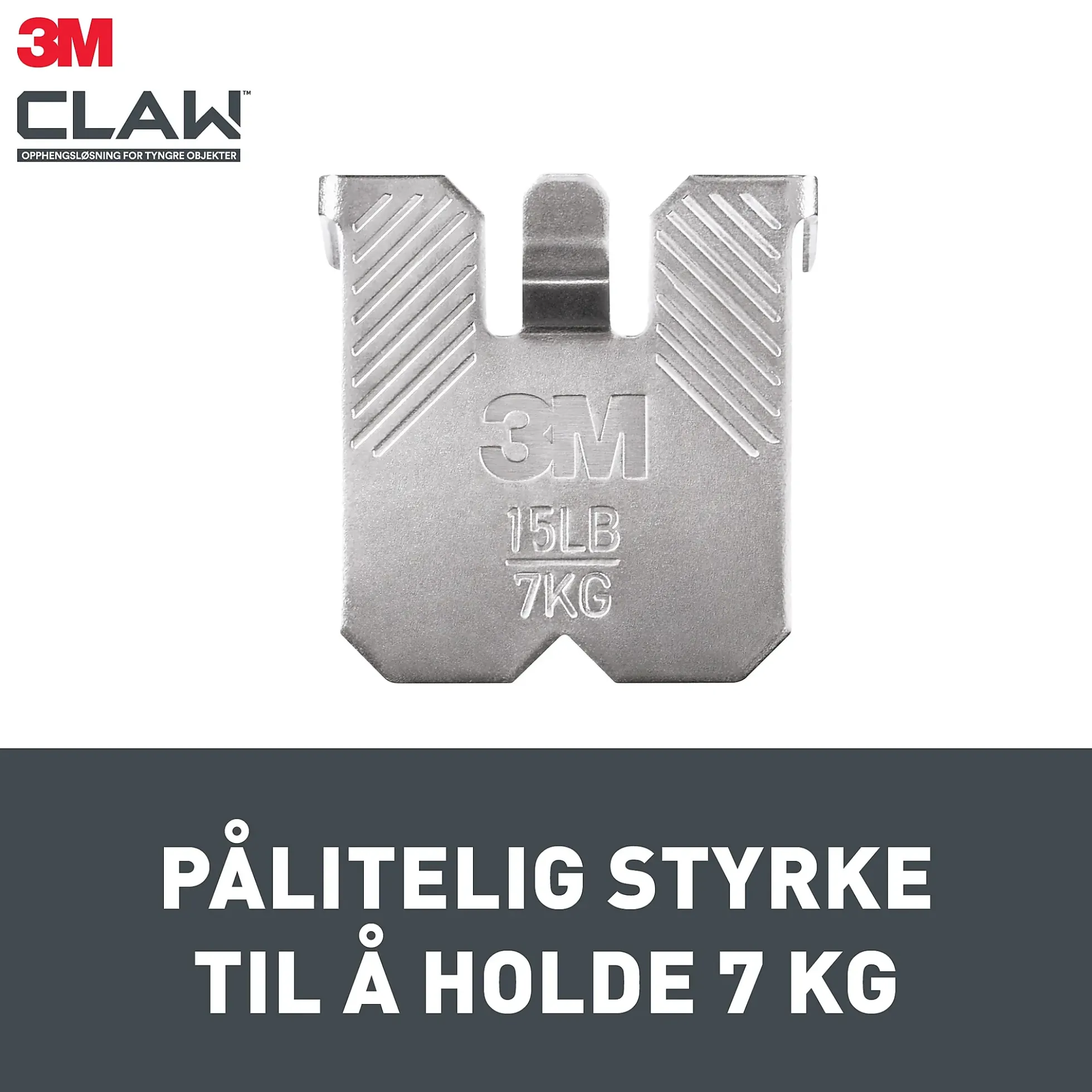 Bildeoppheng til gipsvegg 7kg 2stk