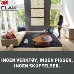 Bildeoppheng til gipsvegg 7kg 2stk