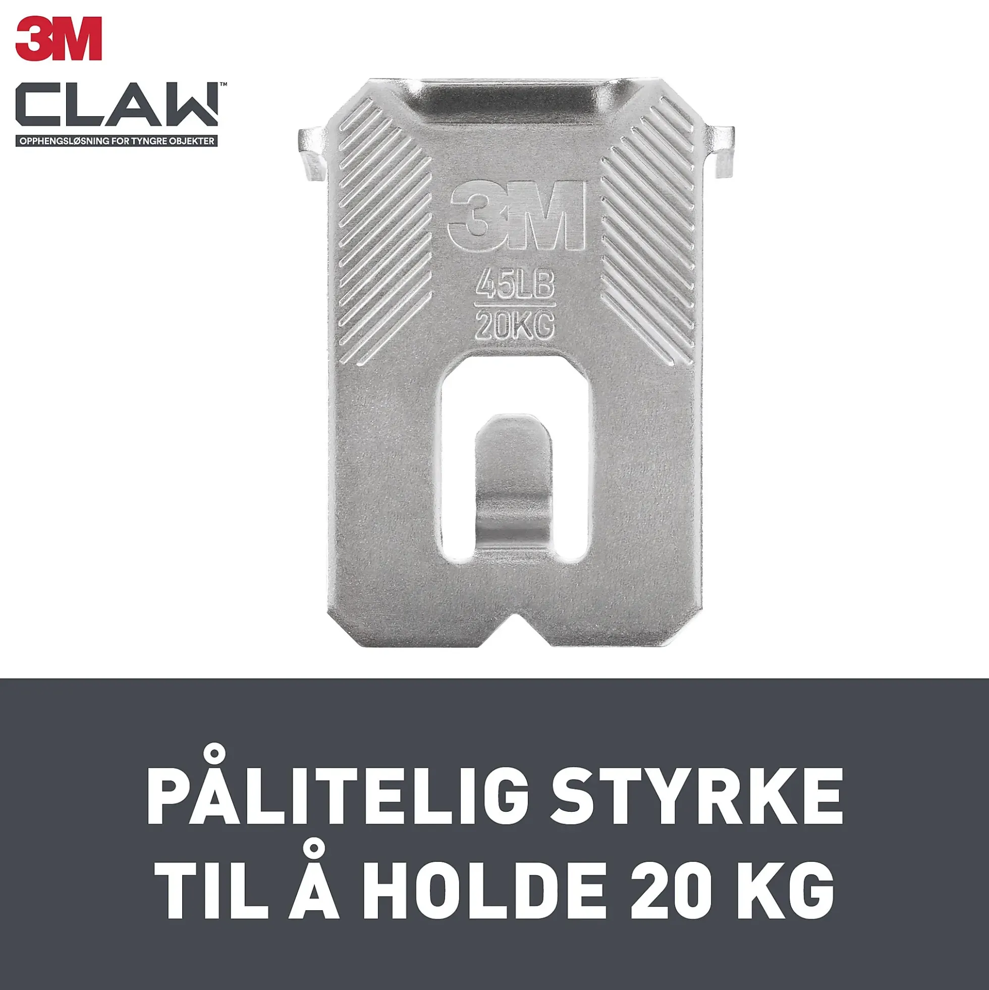 Bildeoppheng til gipsvegg 20kg 2stk