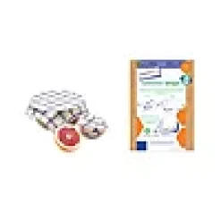 Bivokspapir ark medium og large 2stk assortert