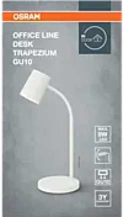 Bordlampe Trapezium Desk Gu10 Hvit