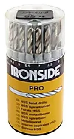 Borsett hss for metall 19 deler pro 1-10mm i box