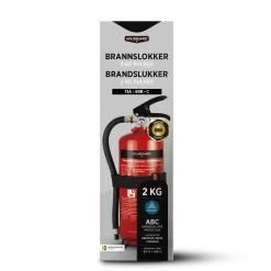 Brannslukker 2kg Pulver