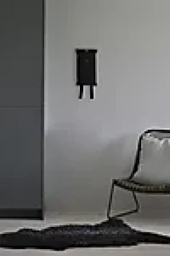 Brannteppe 120x180cm Sort silikonbelagt
