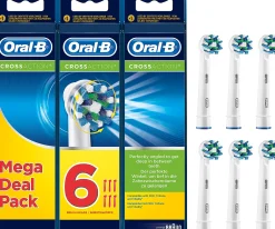 BØRSTEHODE REFILL CROSSACTION REFILL 2+2+2CT