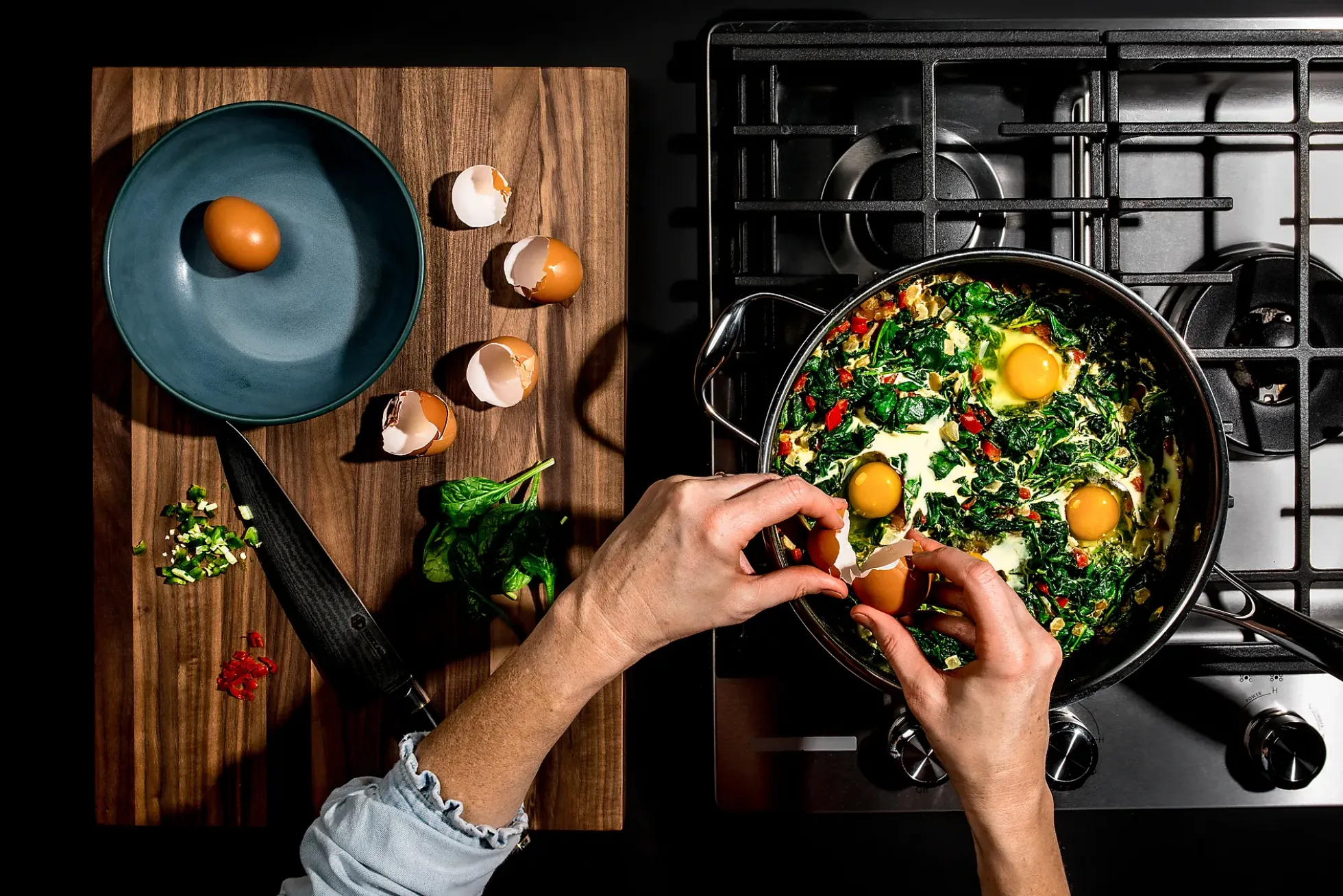 Buffétgryte/Sautégryte med lokk 6,6l hybrid