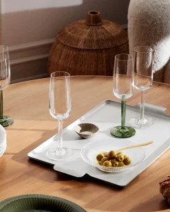 Champagneglass 24cl Grønn 2stk Hammershøi