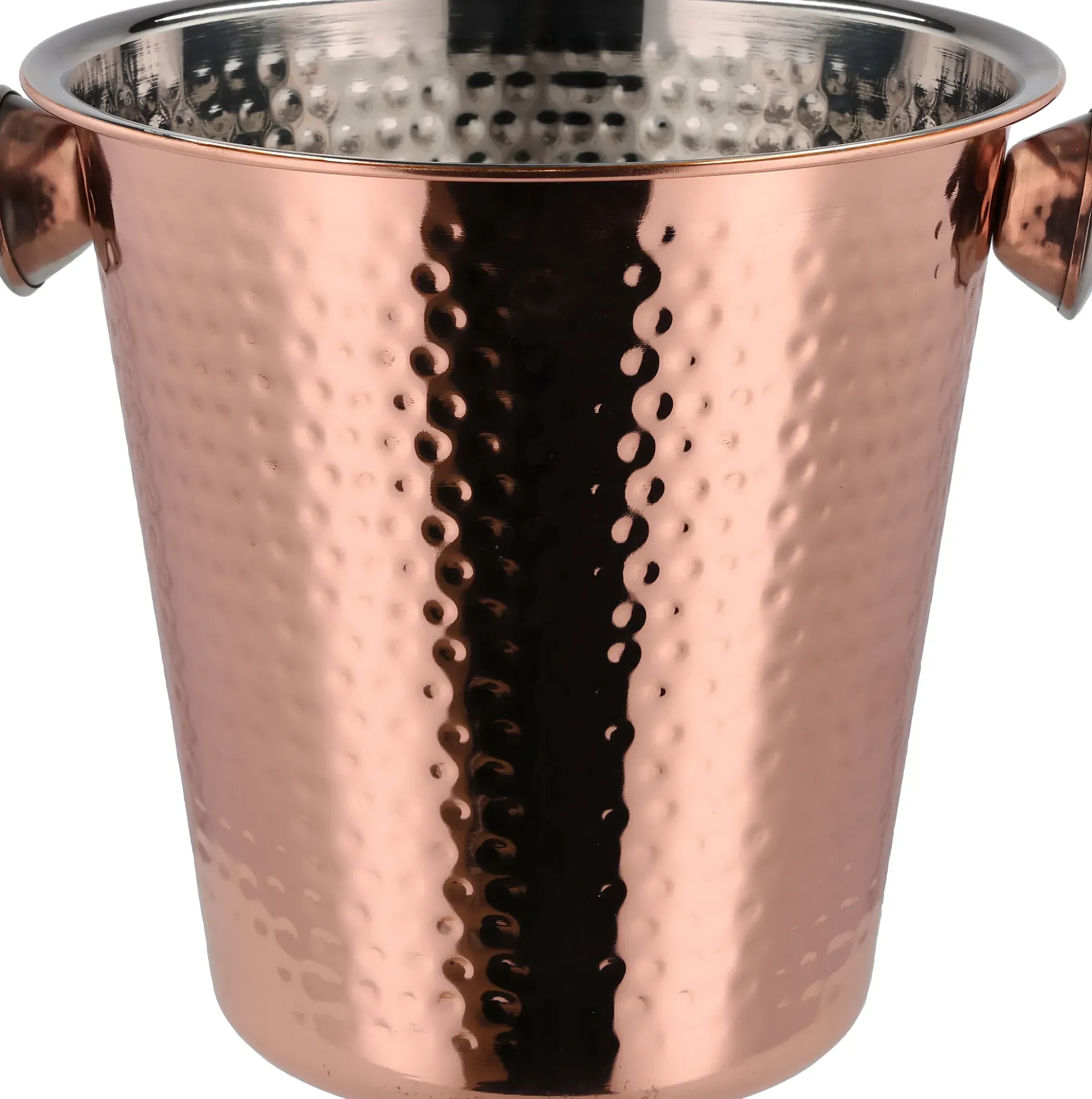 CHAMPAGNEKJØLER KOBBER/STÅL 22CM