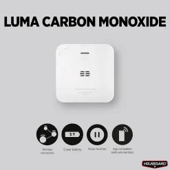 CO - karbonmonoksidvarsler Luma WiFi