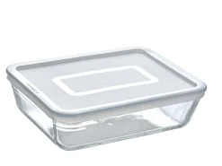 Fat med lokk Cook & Freeze 27x22x9cm 4l Glass