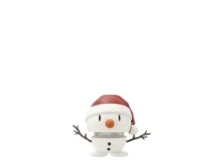 Figur Santa Snowman S Hvit