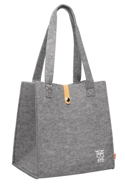 FILTBAG 30X30,5X4CM GRÅ ULLFILT FOR SOPPTUR, PIKNIK, HANDEL