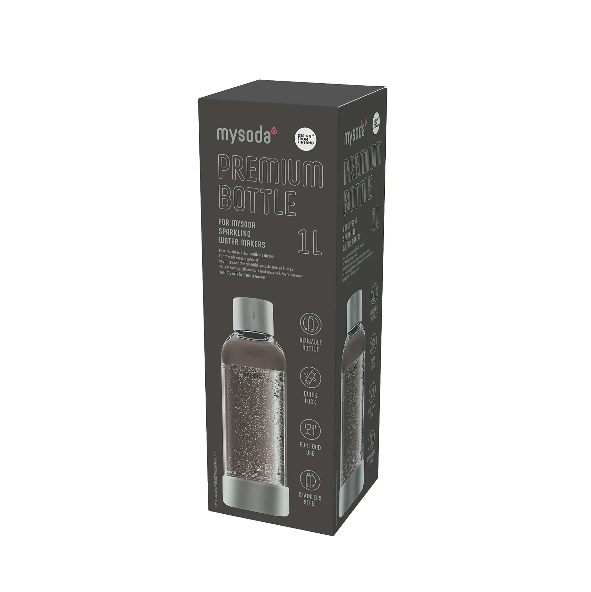 Flaske Premium Silver 1L