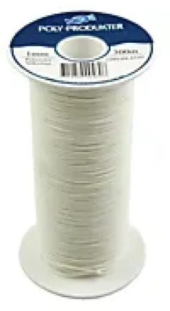 Flettet polyesterline hvit 1.00mmx300 m