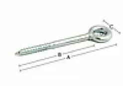 FORANKR.RING TREGJENGER 8X77-110/31 Ø15,5