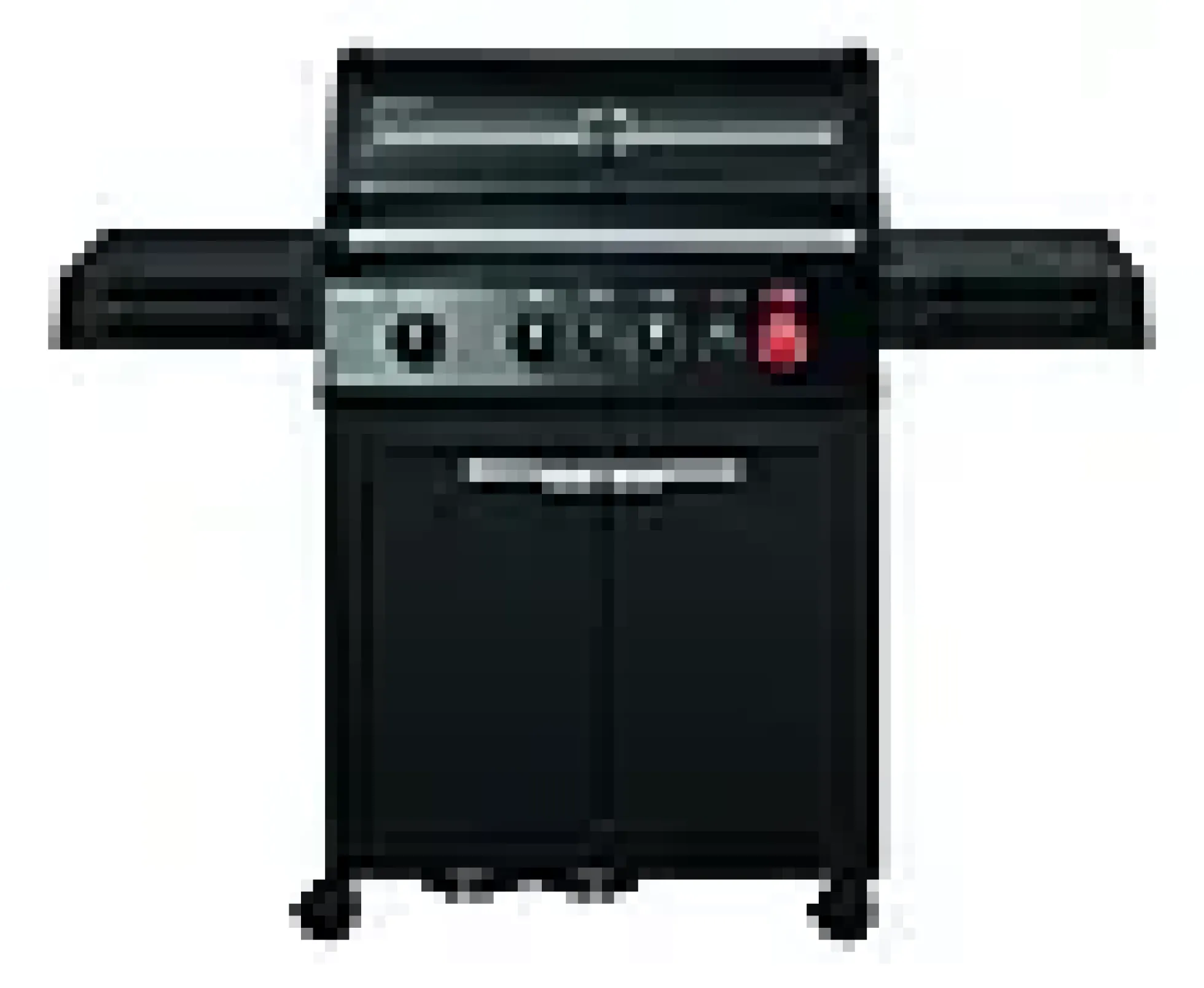 Gassgrill Boston Black 4 brenner