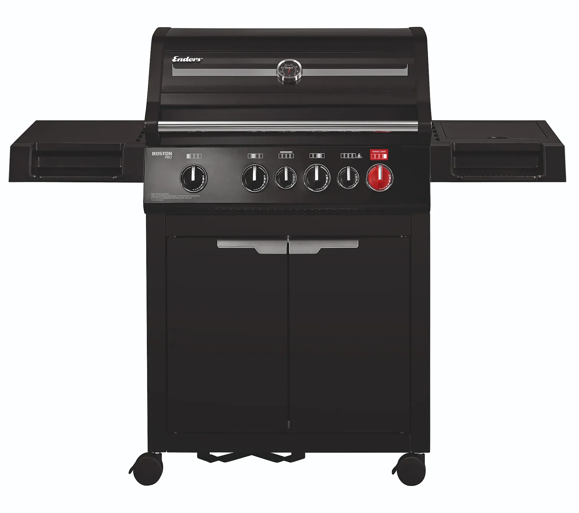 Gassgrill Boston Black 4 brenner