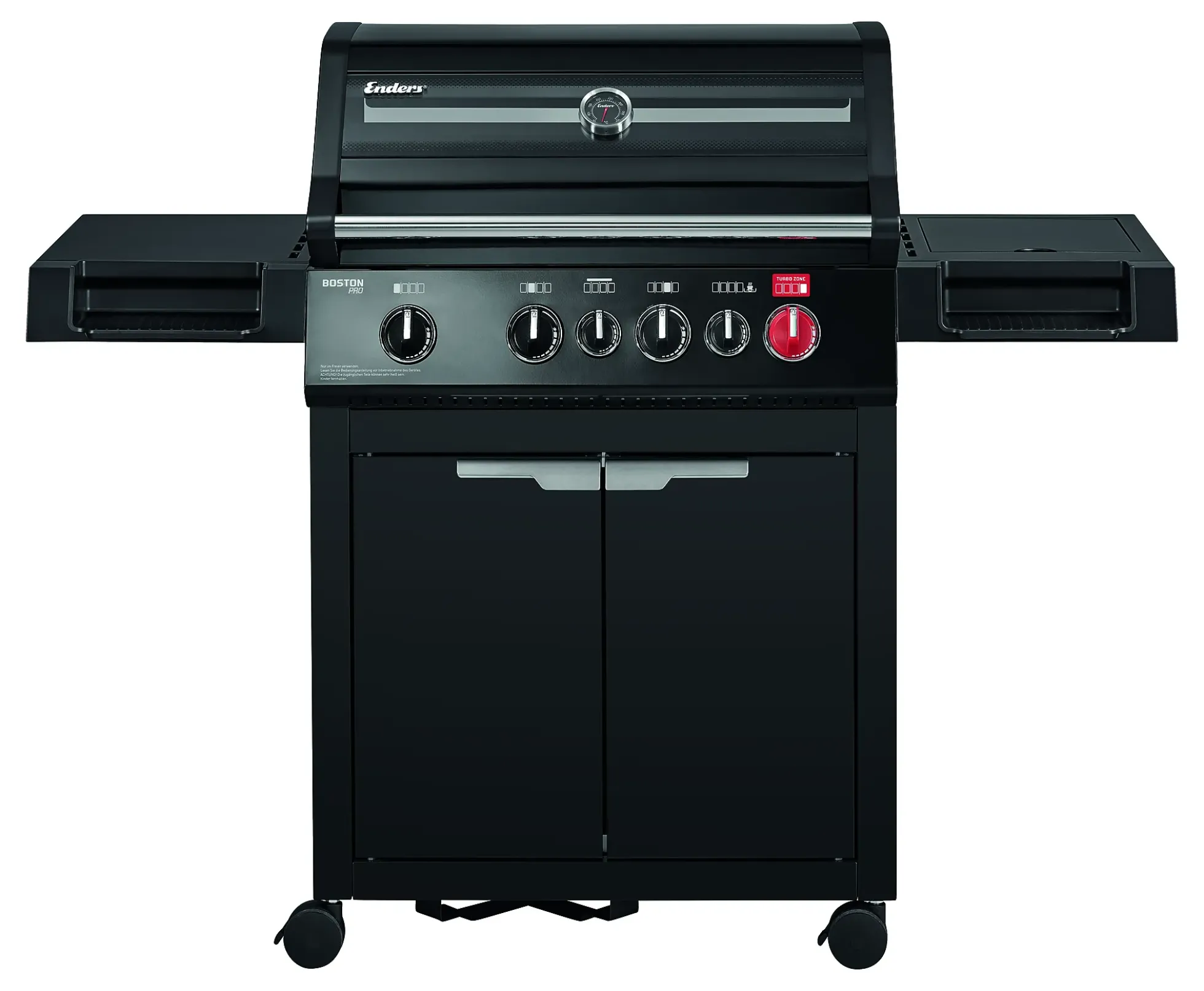 Gassgrill Boston Black 4 brenner