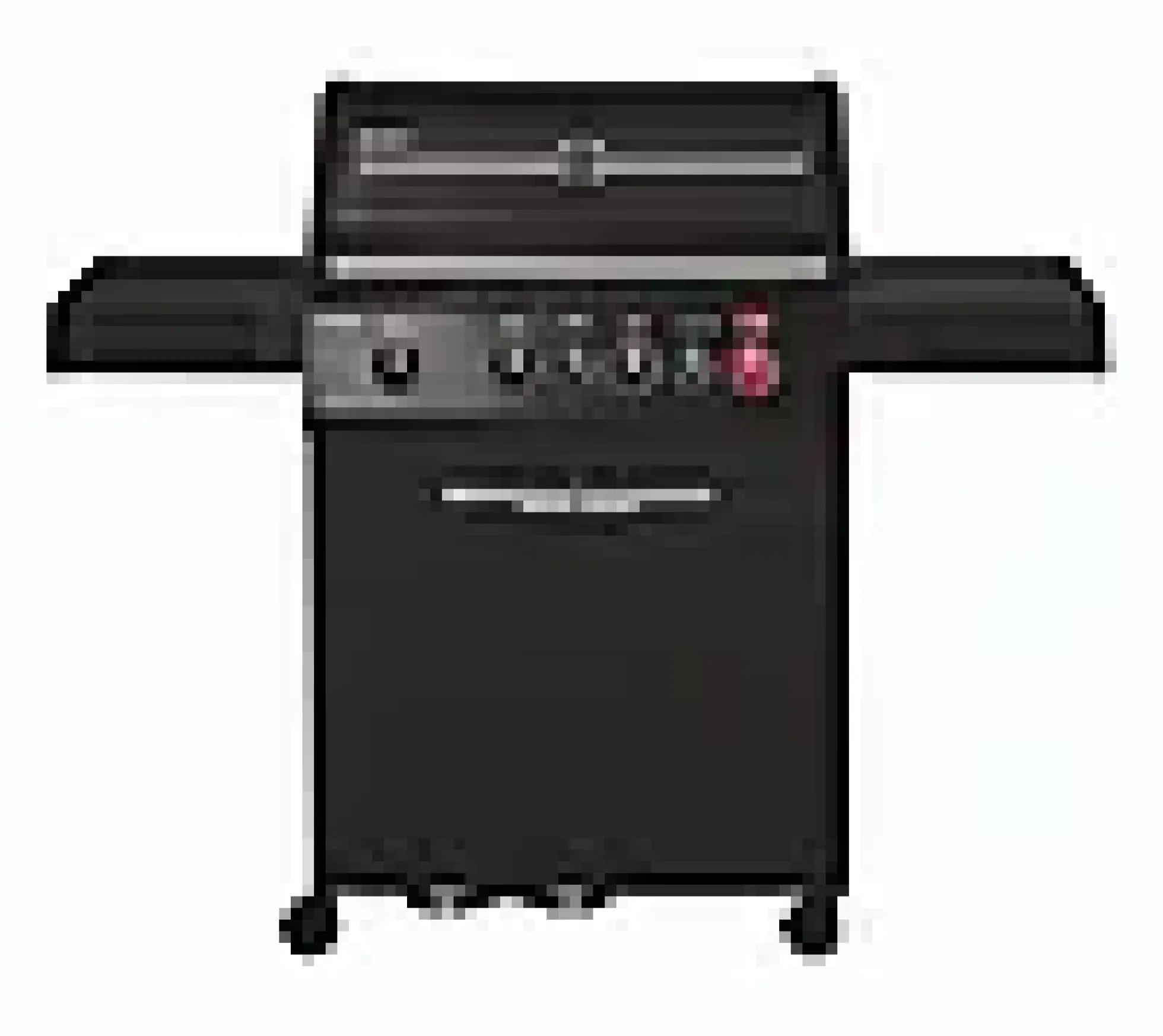 Gassgrill Boston Black 4 brenner