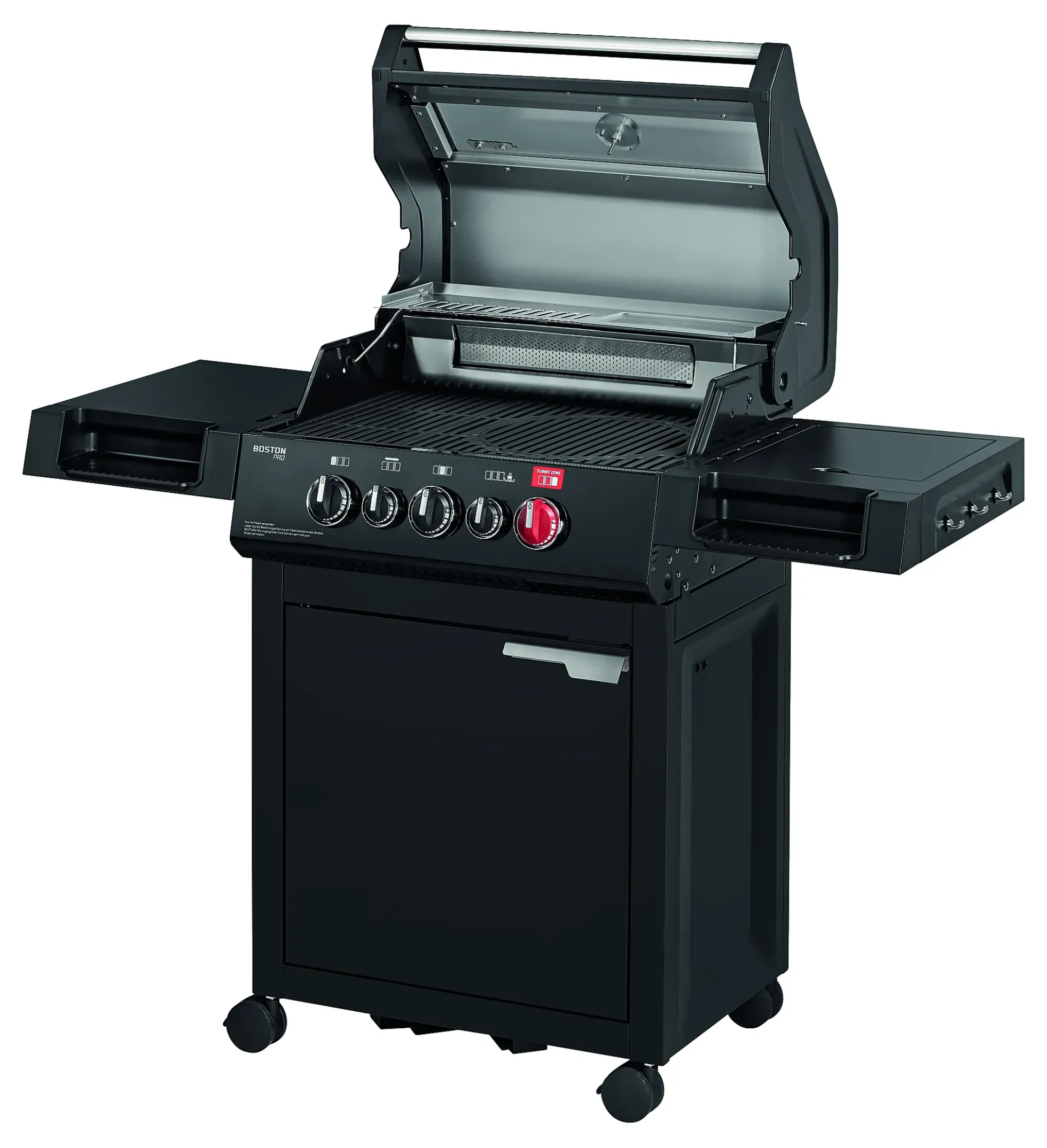 Gassgrill Boston Black 3 brenner