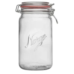 Glass med hengslet lokk 1l