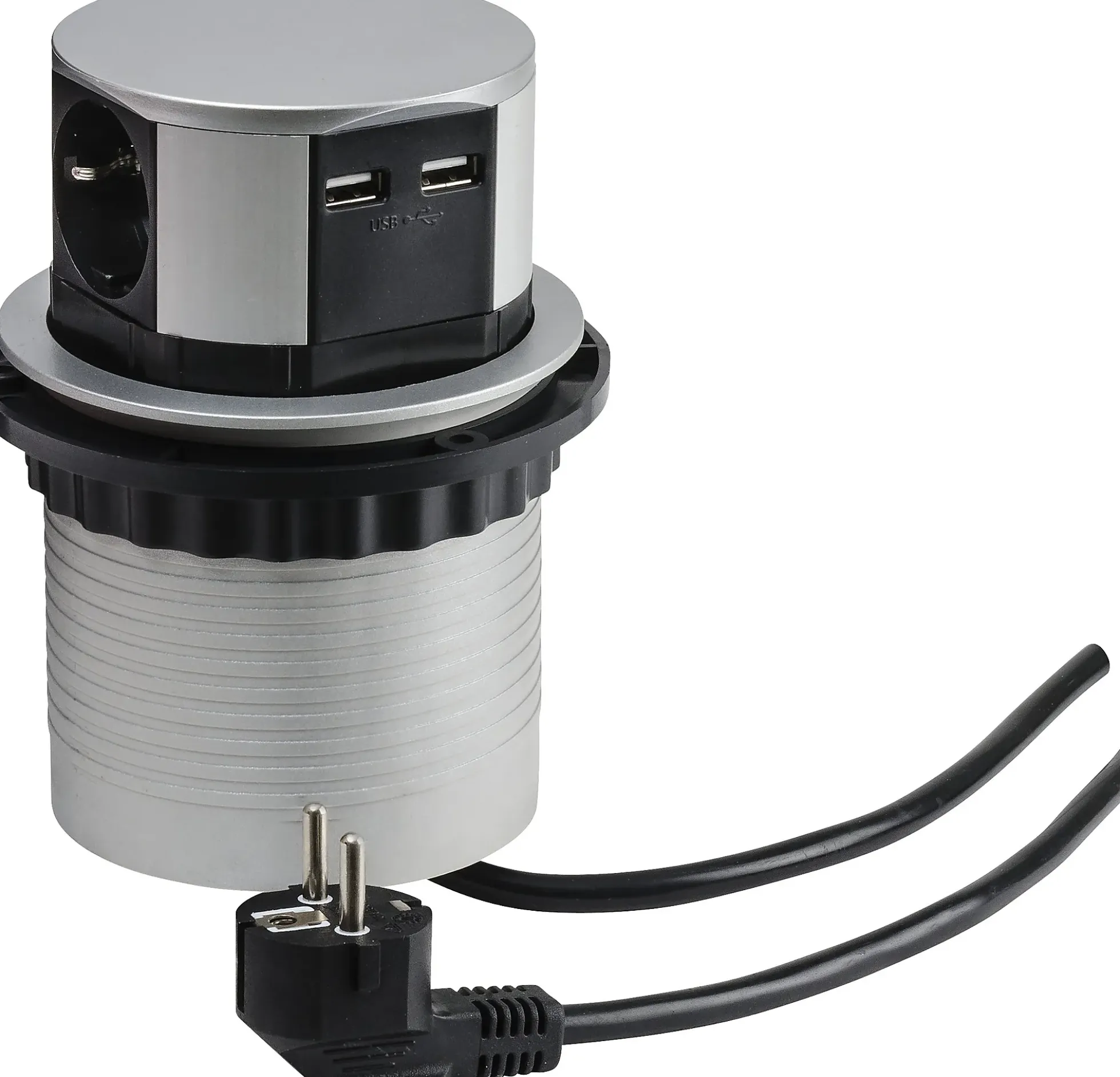 Grenuttak Pop-Up 3x230v 2xUSB