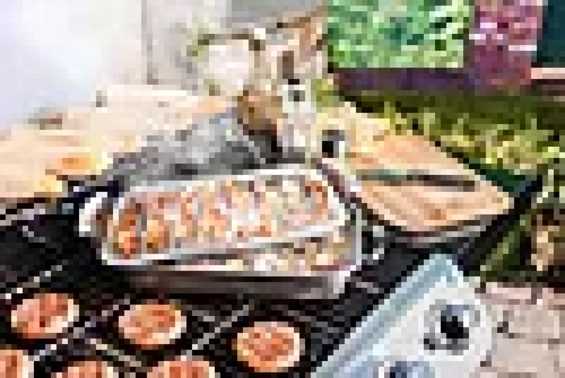 Grillplate 22x42,5x5cm