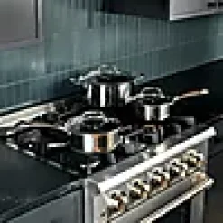 Grytesett hybrid med 3 gryter og 3 lokk