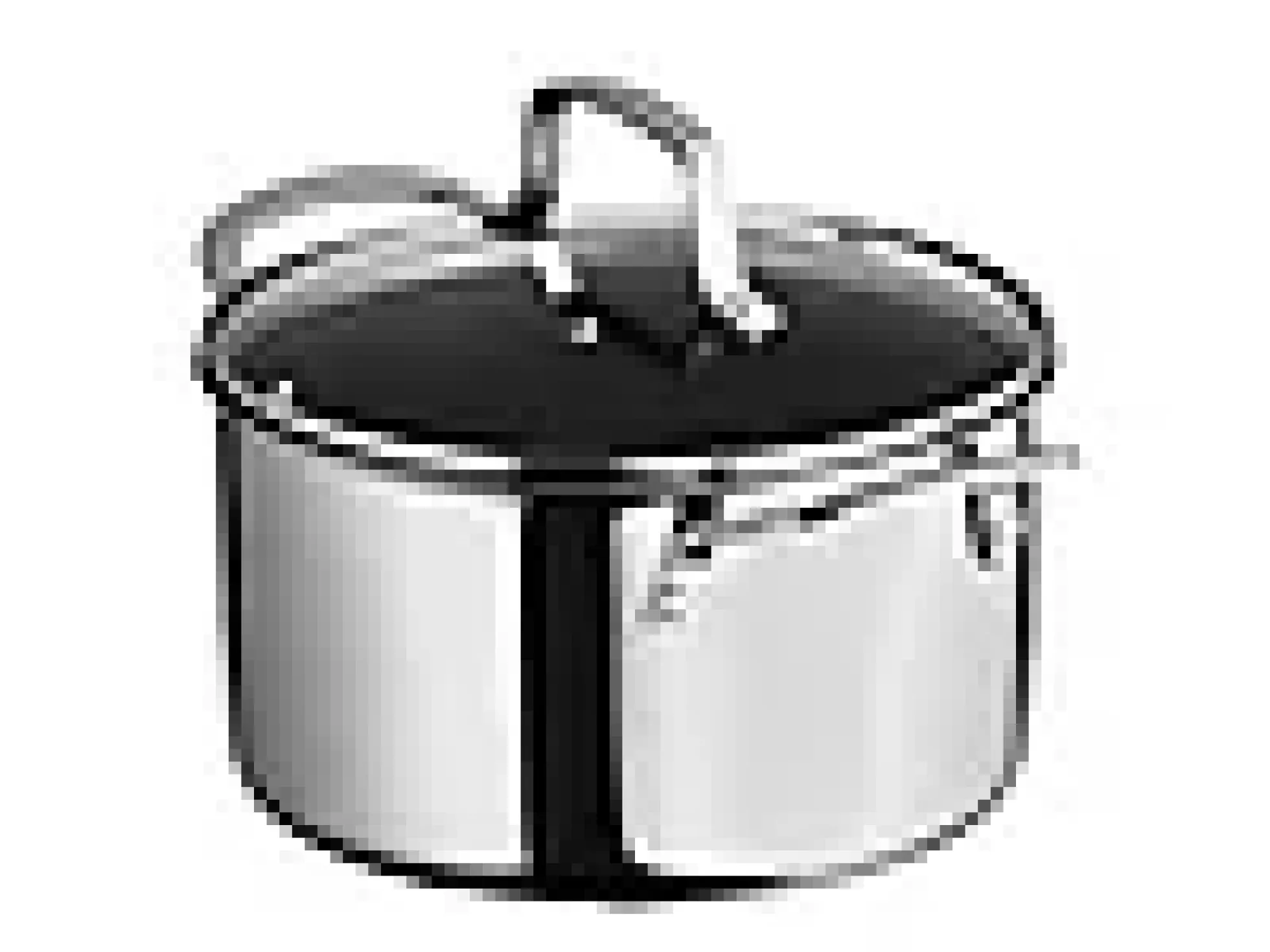 Grytesett med lokk 2,1l/3,3l/5,3l 3-Ply Premium Hybrid