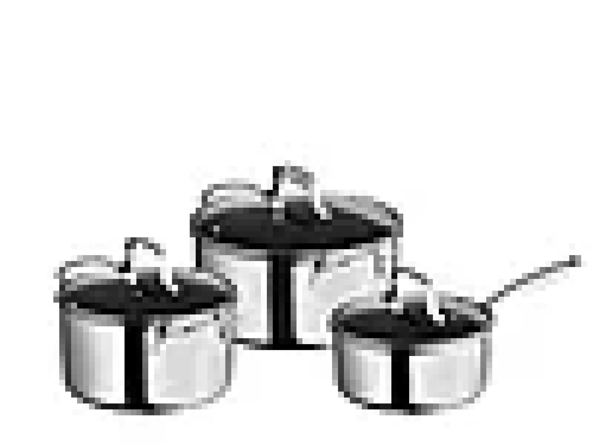 Grytesett med lokk 2,1l/3,3l/5,3l 3-Ply Premium Hybrid