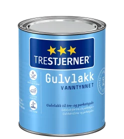 Gulvlakk silkematt vannbasert 0,75l