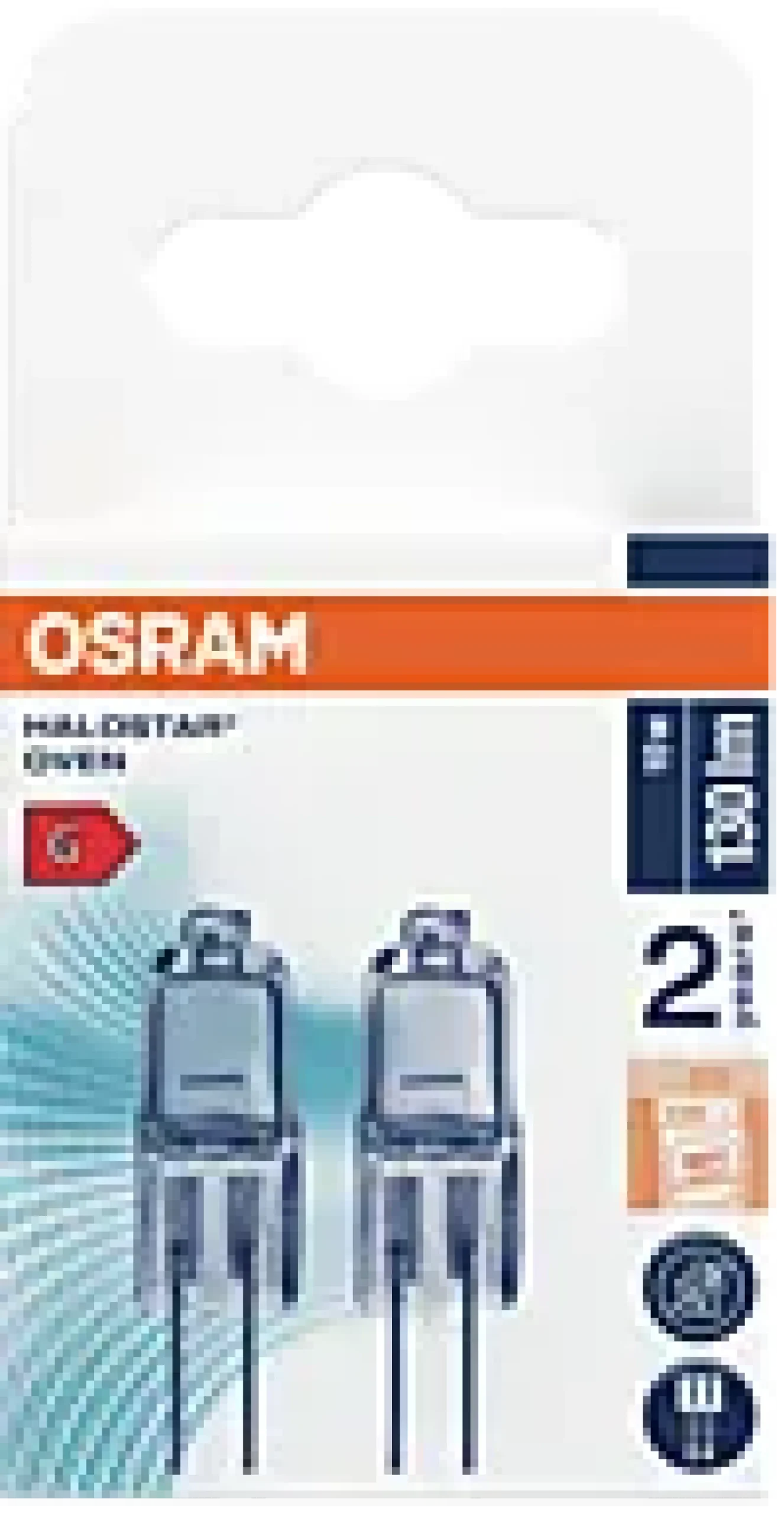 Halogen Pin G4 Oven 10w 130lm klar Dimbar Varmhvit 2stk