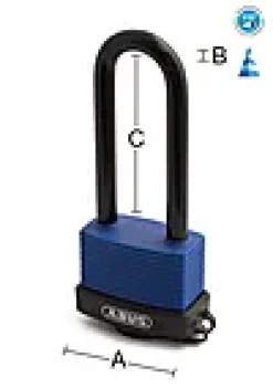 Hengelås 70IB/45 HB 63 aqua safe FG godkjent klasse 1