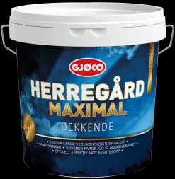 Herregård Maximal utendørsmaling klarrød base 10l