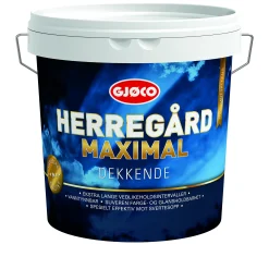 Herregård Maximal utendørsmaling hvit base 3l