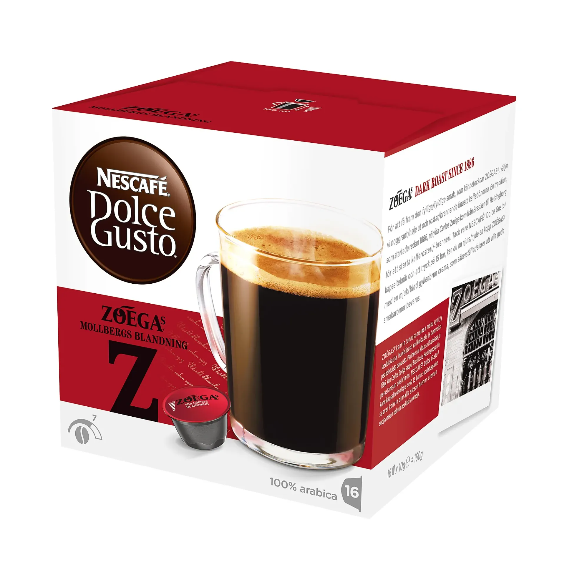 Kaffekapsel Zoegas Mollbergs blanding 16stk
