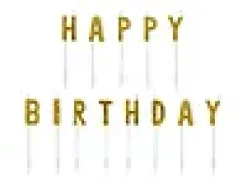 Kakelys Happy Birthday Gull 13 deler