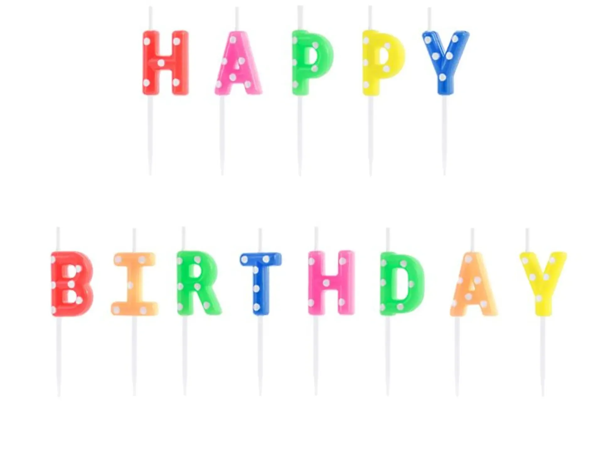 Kakelys Happy Birthday mix 13 deler