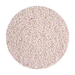 Kakestrø Miniperler Hvit Perlemor 90g