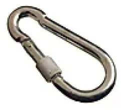 KARABINKROK MED LÅS ELEKTRO GALVANISERT 8X80MM