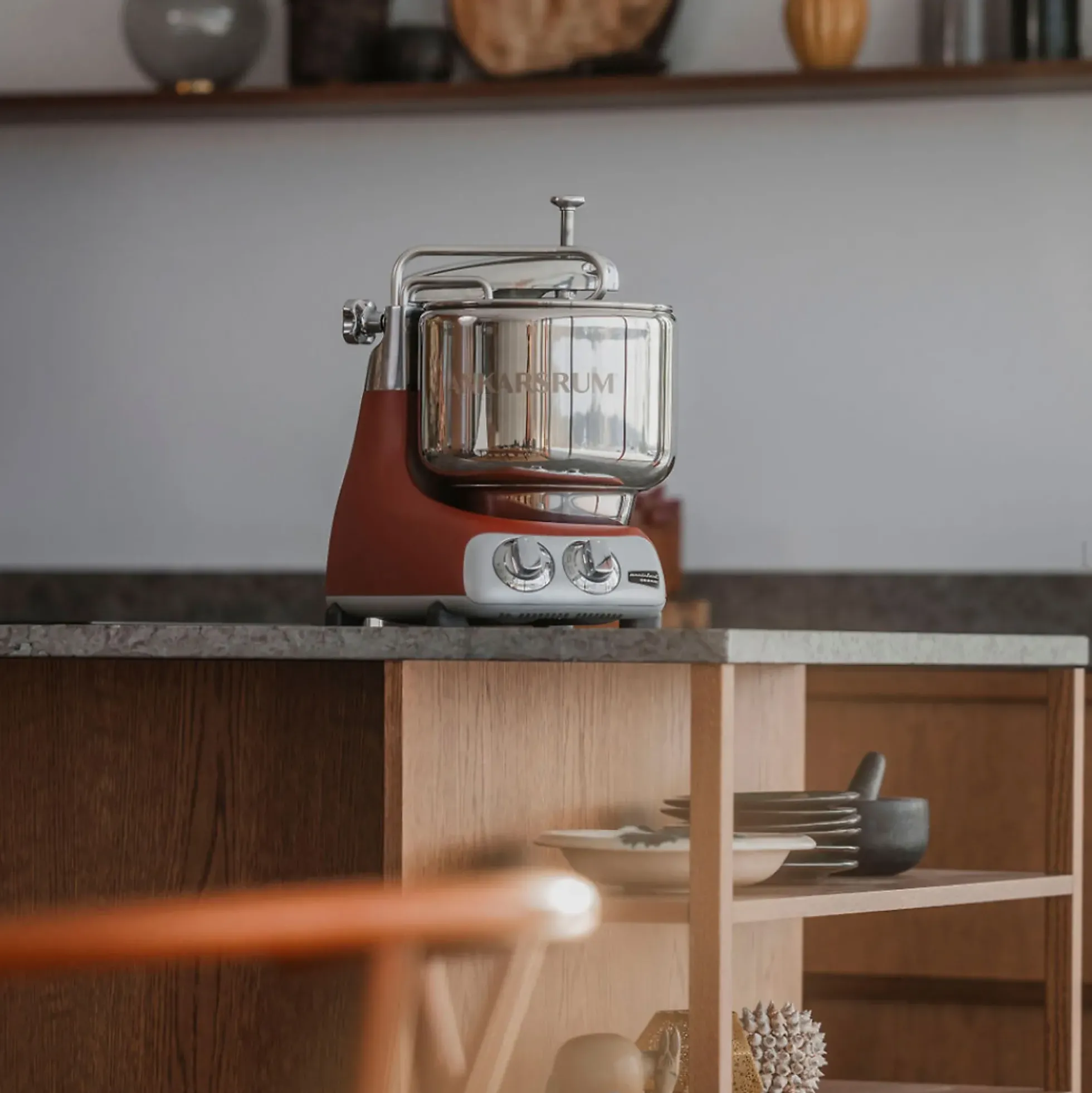 Kjøkkenmaskin assistent akm6230 rustic maroon