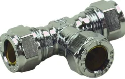 Klemring T-rør forkrommet 12mm