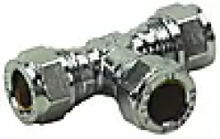 Klemring T-rør forkrommet 12mm